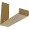Ekena Millwork Steel Hanging Shelf Bracket, Hammered Gold 2"W x 8"D x 6"H BKTM02X08X06HSHGO - alternate 1